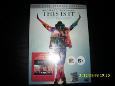 DVD MICHAEL JACKSON-THI&amp;#039;S IS IT TWO2 DISC EDITION,COLECTOR EDITION foto