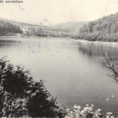 Carte postala CP CS010 Valiug - Lacul de acumulare - circulata 1963