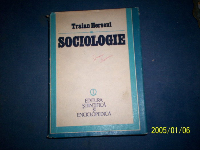 SOCIOLOGIE -TRAIAN HERSENI