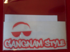 Autocolant sticker abtibild auto GANGNAM STYLE foto