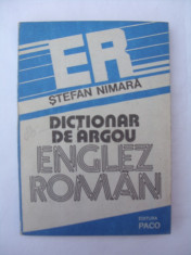 Dictionar de argou englez - roman foto