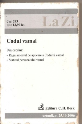 (C2749) CODUL VAMAL LA ZI, EDITURA C. H. BECK foto