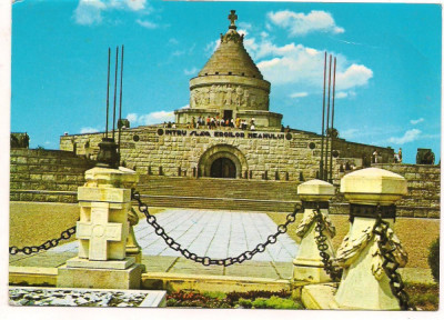 carte postala(marca fixa)- VRANCEA-Mausoleul de la Marasesti foto