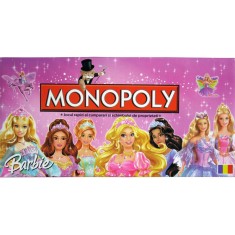 Joc Monopoly Barbie sau Printese romana. Jocul rapid al cumpararii si schimbului de proprietati. 2-8 jucatori. foto