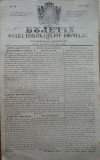 Buletin , foaia publ. oficiale in Principatul Moldovei , Iasi , nr. 27 din 1854