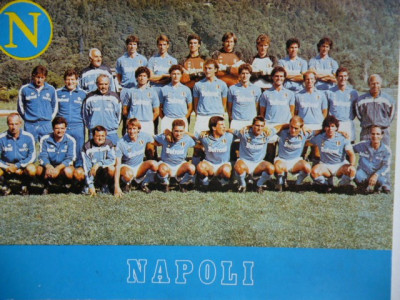 Foto - echipa de fotbal SCC NAPOLI 1988 (Inclusiv Maradona) foto