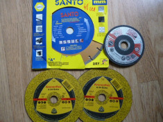 Set Disc Diamantat Uscat SANTO 230 mm + 3 Discuri Universale (2 x 180 mm - 1 x 130 mm) foto