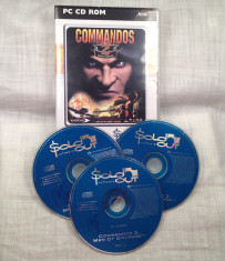 JOC PC CD-ROM STRATEGY = COMMANDOS 2: MEN OF COURAGE = (TV) PACHET COMPLET ORIGINAL PENTRU COLECTIONARI foto