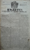 Buletin , foaia publ. oficiale in Principatul Moldovei , Iasi , nr. 33 din 1854