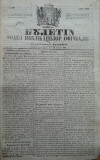 Buletin , foaia publ. oficiale in Principatul Moldovei , Iasi , nr. 32 din 1854