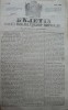 Buletin , foaia publ. oficiale in Principatul Moldovei , Iasi , nr. 30 din 1854
