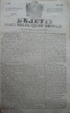 Buletin , foaia publ. oficiale in Principatul Moldovei , Iasi , nr. 30 din 1854