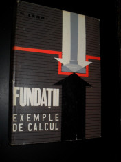 Fundatii(exemple de calcul)-Hugo Lehr foto