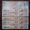 LOT BANCNOTE 5 BUC. 5000 LEI 1998