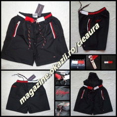 SORT NEGRU BERMUDE BARBATI firma brand TOMMY HILFIGER USCARE RAPIDA COLECTIE NOUA VARA PLAJA PISCINA BAZIN SOFAT SPORT PANTALONI SCURTI BARBATESTI foto