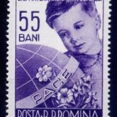 Romania 1956 - Ziua copilului,serie completa,neuzata cat.nr.1453(z)