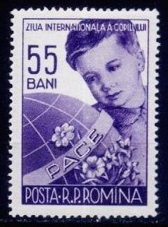 Romania 1956 - Ziua copilului,serie completa,neuzata cat.nr.1453(z)