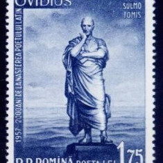 B3236 - Romania 1957 - Ovidiu,serie completa,neuzata - Yv.1539