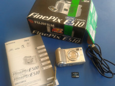 Aparat foto digital Fujifilm E510 + card xD 512 MB foto