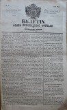 Buletin , foaia publ. oficiale in Principatul Moldovei , Iasi , nr. 3 din 1854