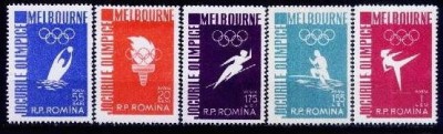 Romania 1956 - JO Melbourne,serie completa,neuzata foto
