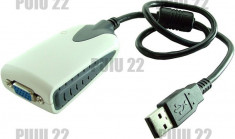 Adaptor USB - VGA, placa video pe USB-114395 foto