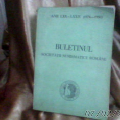 BULETINUL SOCIETATII NUMISMATICE ROMANE (1976-1980)