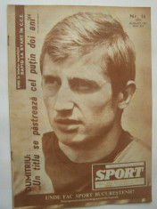 Revista SPORT nr. 16/1967 - Rapid Bucuresti foto
