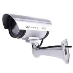 camera falsa cu led, dummy camera, functioneaza pe baterii foto