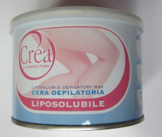 ceara de unica folosinta pentru epilat liposolubila Holiday Depilatori Crea, ceara depilatoare la cutie de metal la 400 ml, pentru incalzitor de ceara foto