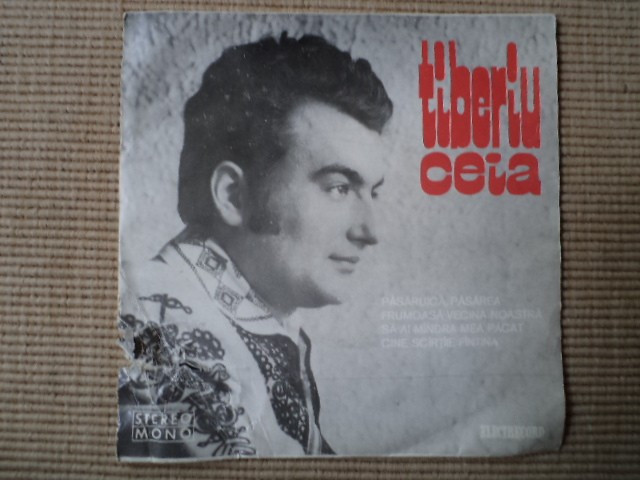 tiberiu ceia pasaruica pasarea muzica populara banatena banat disc single vinyl