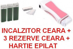 INCALZITOR CEARA APARAT INCALZIT CEARA KIT EPILAT SET EPILARE foto