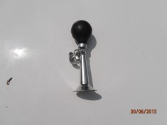 Claxon cromat bicicleta foto