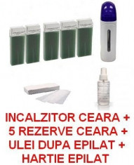 INCALZITOR APARAT INCALZIT CEARA KIT / SET EPILARE EPILAT foto