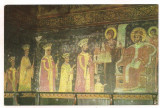 Carte postala(ilustrata)-- Manastirea Sucevita-Tablou votiv, Necirculata, Printata