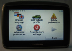 TomTom GO 750 cu TMC, full europa, camion harti 2013 Tom Tom GO 750 truck foto