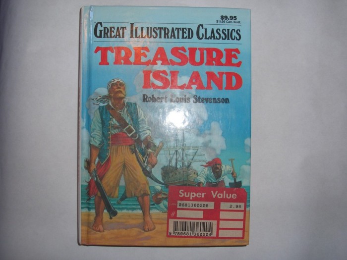 R.L.Stevenson - Treasure Island,R21 foto mare R.L.Stevenson - Treasure Island,R21 foto mare