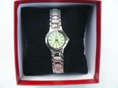 Ceas Dama &amp;quot;ROLEX&amp;quot; RX DG 111 S, Quartz cu interior cadran fosforescent si cutie pt ceas foto