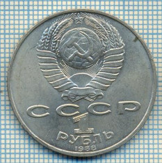 1102 MONEDA -RUSIA - 1 RUBLE (RUBL) -anul 1988(-comemorativa -TOLSTOI) -starea care se vede foto