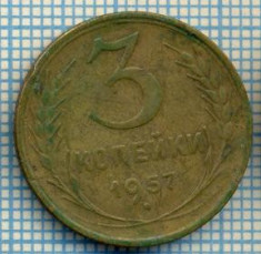 1097 MONEDA -RUSIA - 3 KOPEKS (KOPEIKI) -anul 1957 -starea care se vede foto