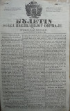 Buletin , foaia publ. oficiale in Principatul Moldovei , Iasi , nr. 42 din 1854