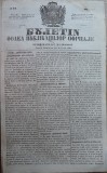 Cumpara ieftin Buletin , foaia publ. ofic. in Princip. Moldovei , Iasi , nr. 34 /1854 cu adaus