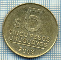 1172 MONEDA - URUGUAY - 5 PESOS -anul 2003 -starea care se vede