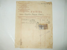 Factura Bucuresti, 1916, Costica G. Jstratescu, Cofetar foto
