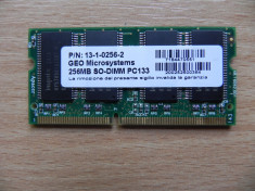 Memorie Laptop Hynix Sodimm Sdram 256 MB 133 Mhz foto