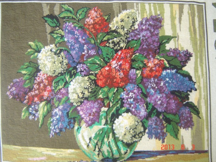 Goblen - Liliac foto mare Goblen - Liliac foto mare