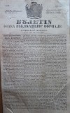 Buletin , foaia publ. oficiale in Principatul Moldovei , Iasi , nr. 31 din 1854