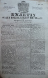 Cumpara ieftin Buletin , foaia publ. oficiale in Principatul Moldovei , Iasi , nr. 36 din 1854, Alta editura