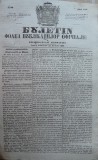 Cumpara ieftin Buletin , foaia publ. oficiale in Principatul Moldovei , Iasi , nr. 36 din 1854