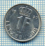 1163 MONEDA - LUXEMBURG - 1 FRANC -anul 1990 -starea care se vede